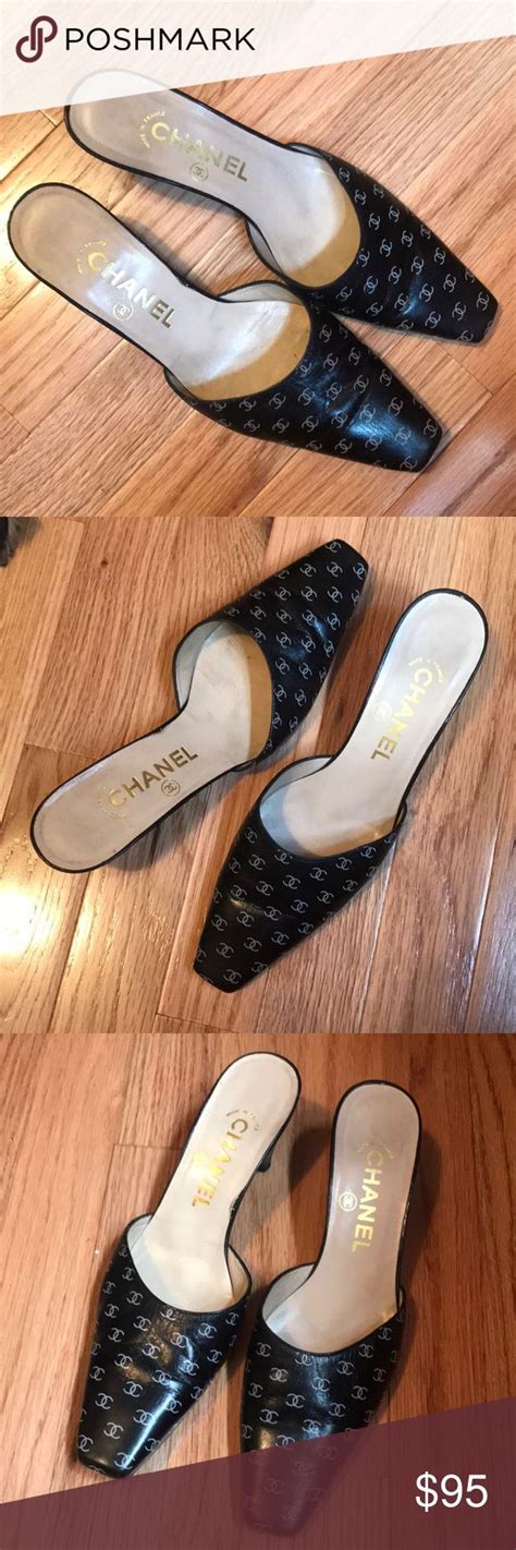 chanel kitten heel sandals|vintage Chanel kitten heels.